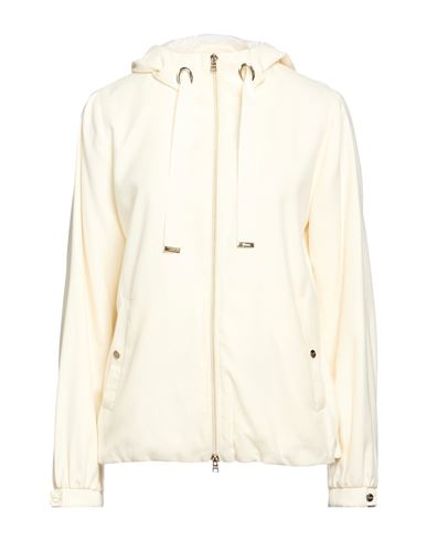 Woman Jacket Cream Size 4 Cotton, Cashmere, Silk