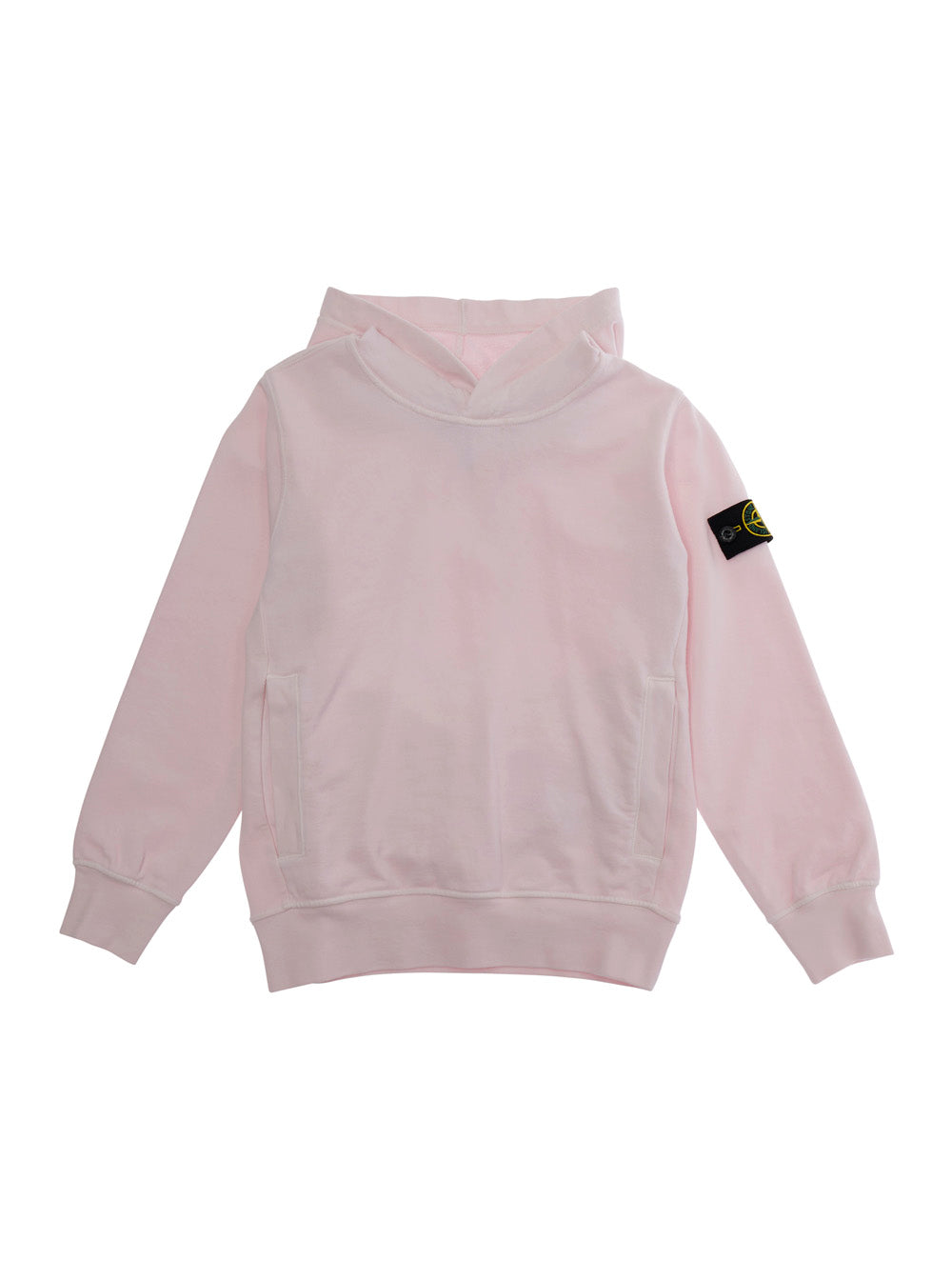 Cotton Hooded Sweatshirt — Pink