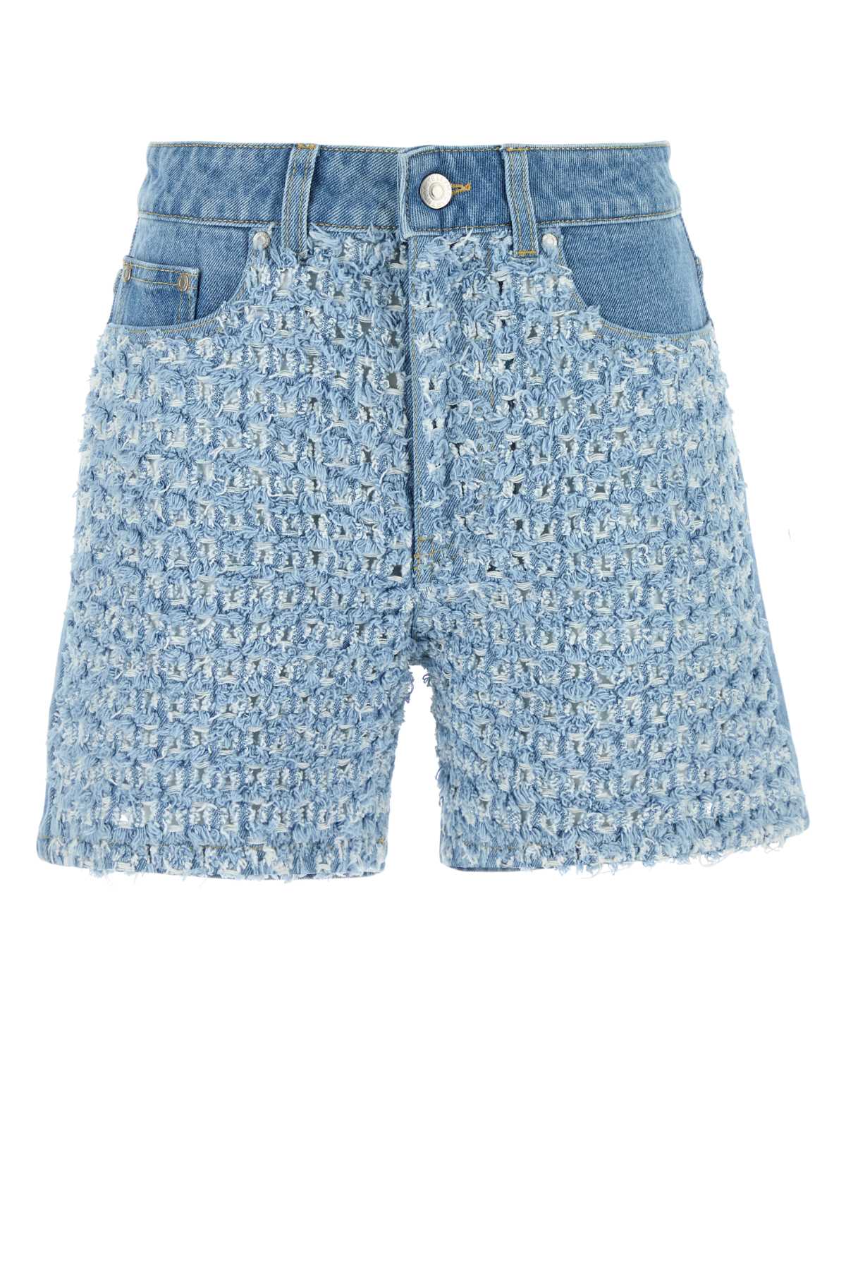 Denim Denim Shorts — Blue