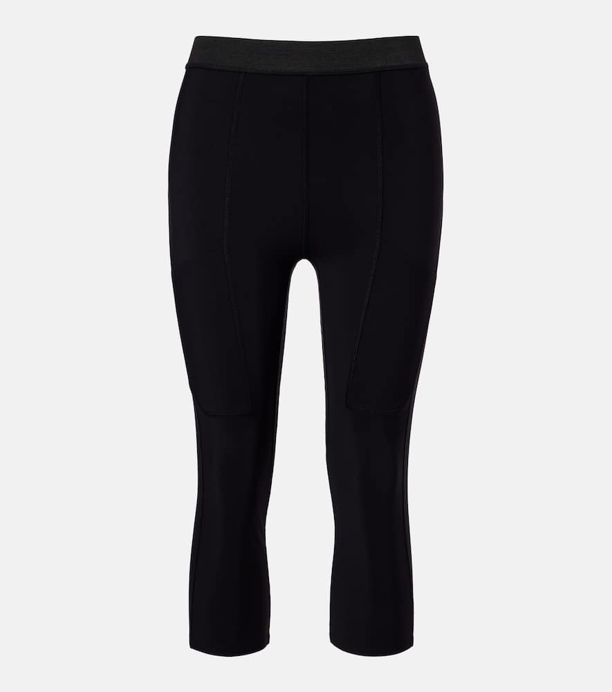 Jersey capri pants