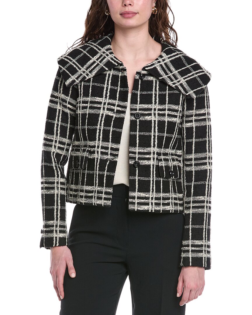Camila Plaid Wool-Blend Jacket