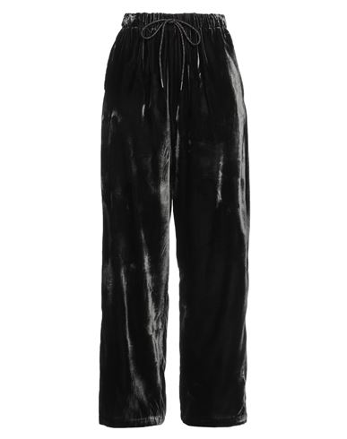 Woman Pants Charcoal Size S Rayon, Viscose