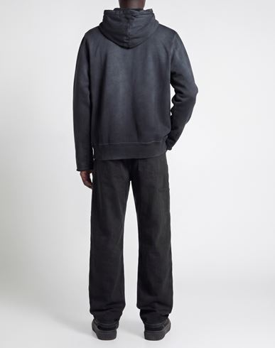 Man Sweatshirt Charcoal Size XL Cotton