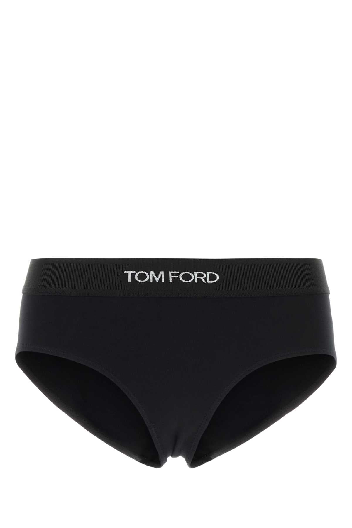 Modal Elastane Brief — Black