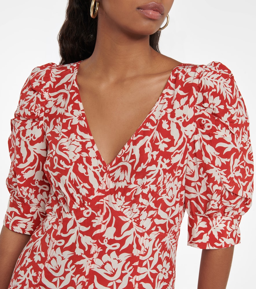 Polo Ralph Lauren Floral crêpe midi dress