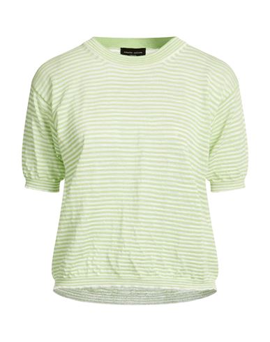 Woman Sweater Light green Size S Cotton, Linen, Polyester