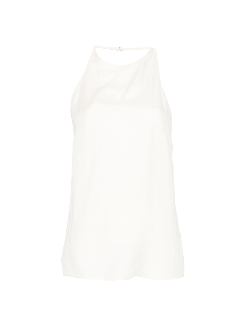 Twill silk top