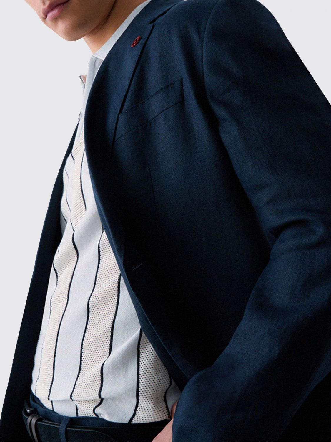 Blazer Men color Blue