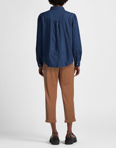 Woman Pants Camel Size 10 Polyester, Elastane
