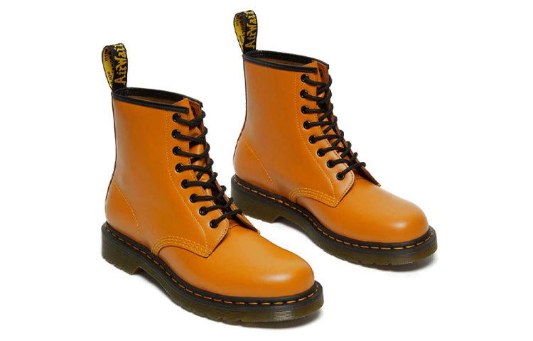 Dr.Martens 1460 Smooth Leather Lace Up Boots 'Orange'