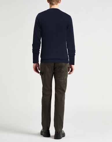 Man Sweater Midnight blue Size L Wool, Cashmere