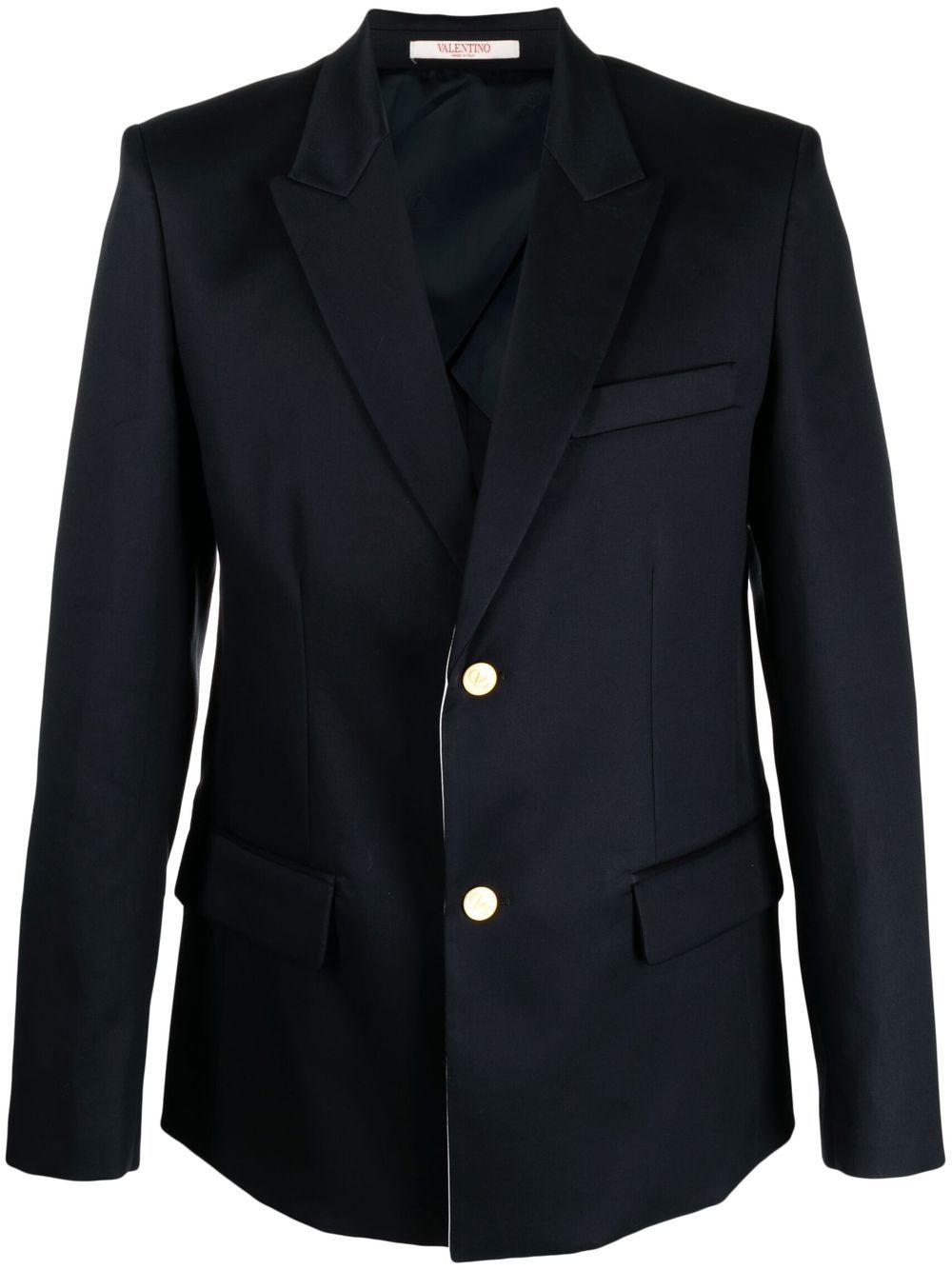 Single-breasted blazer - Blue