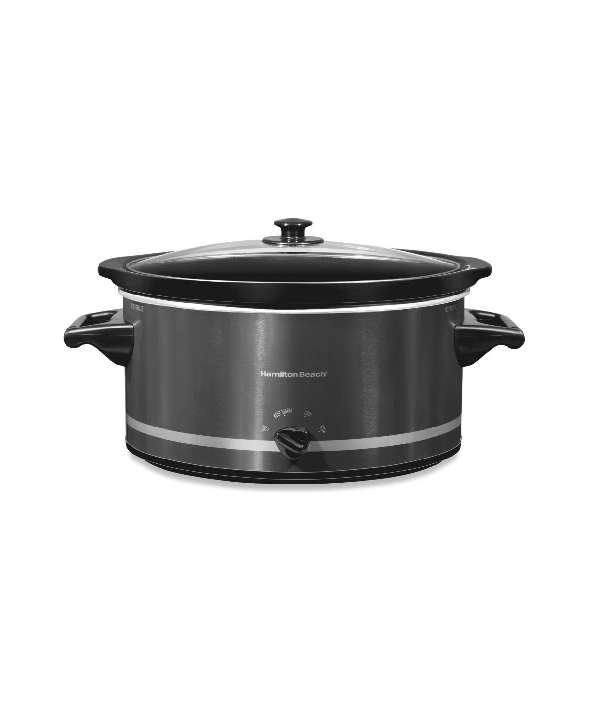 8 Quart Slow Cooker - Black