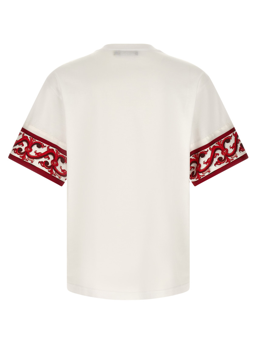 White Red Printed T-Shirt