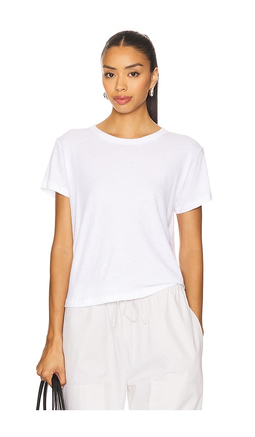 LESET Laura Margo Tee in White.  S. Also in