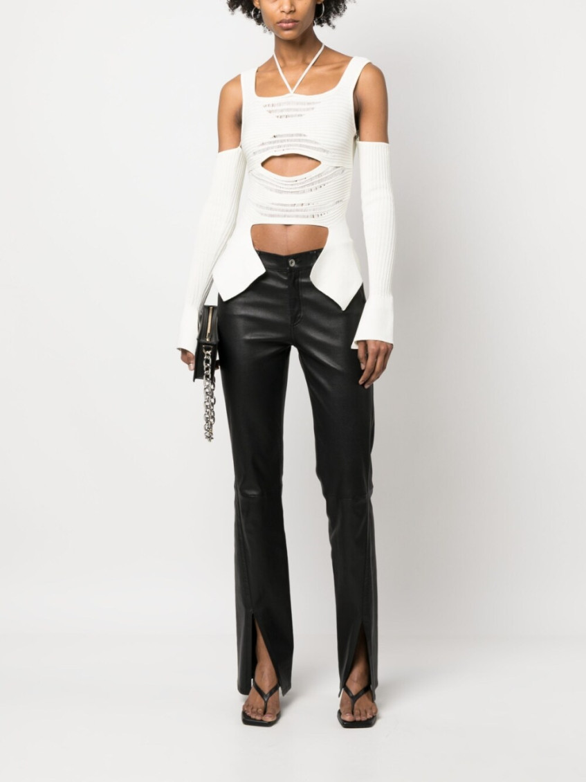 - Knit Ribbed Top