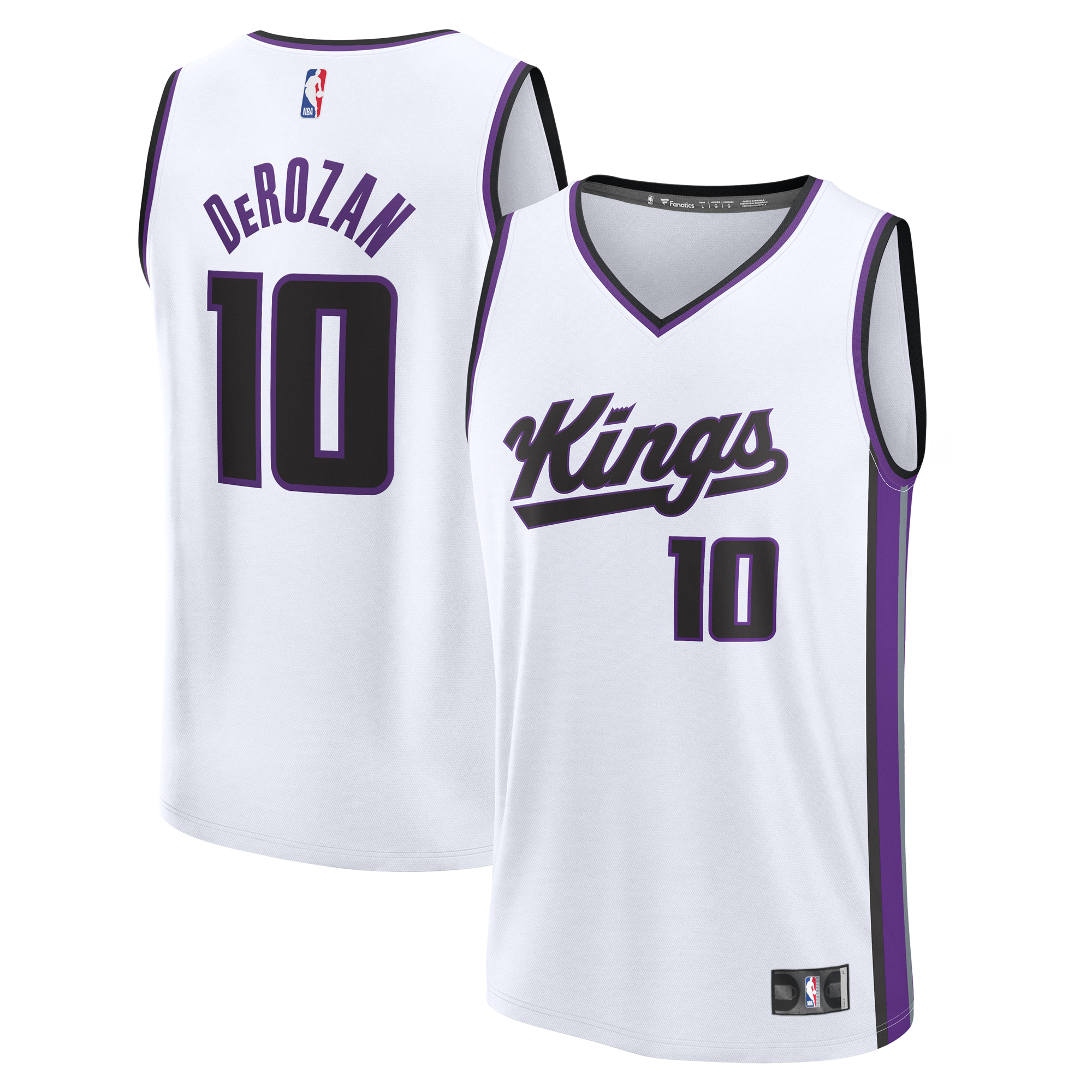 Youth DeMar DeRozan White Sacramento Kings Fast Break Replica Player Jersey