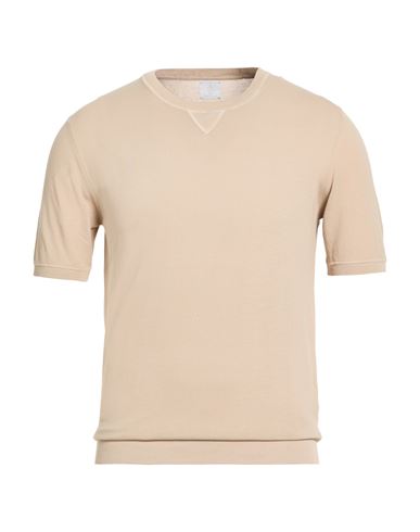 Man Sweater Beige Size S Cotton