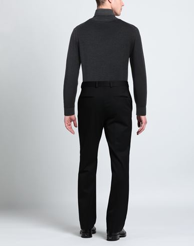 Man Turtleneck Charcoal Size L Virgin Wool