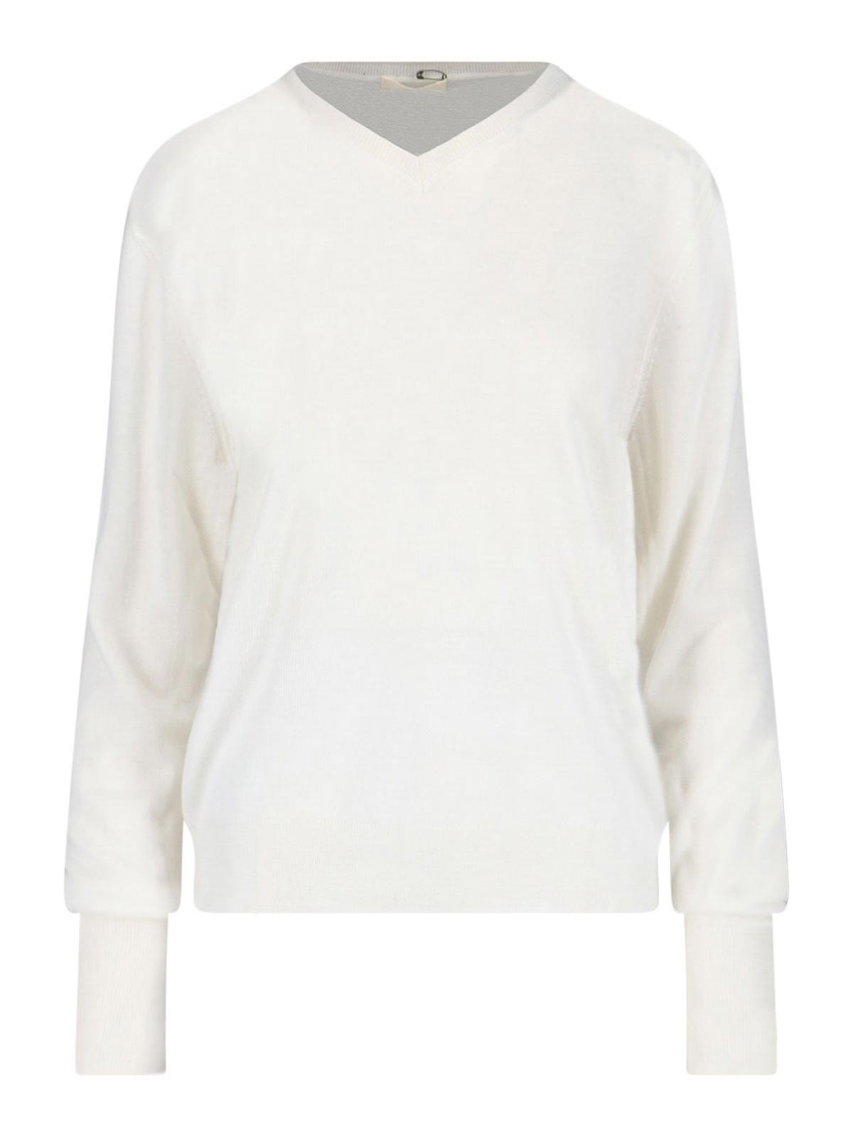 Virgin wool and silk blend sweater