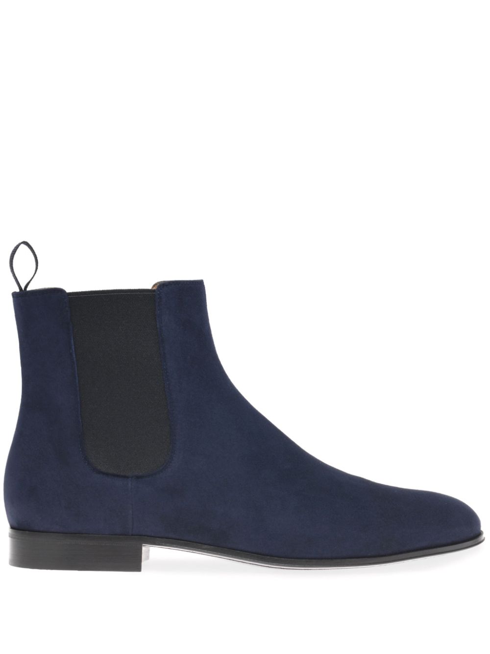 Suede-leather Chelsea boots - Brown