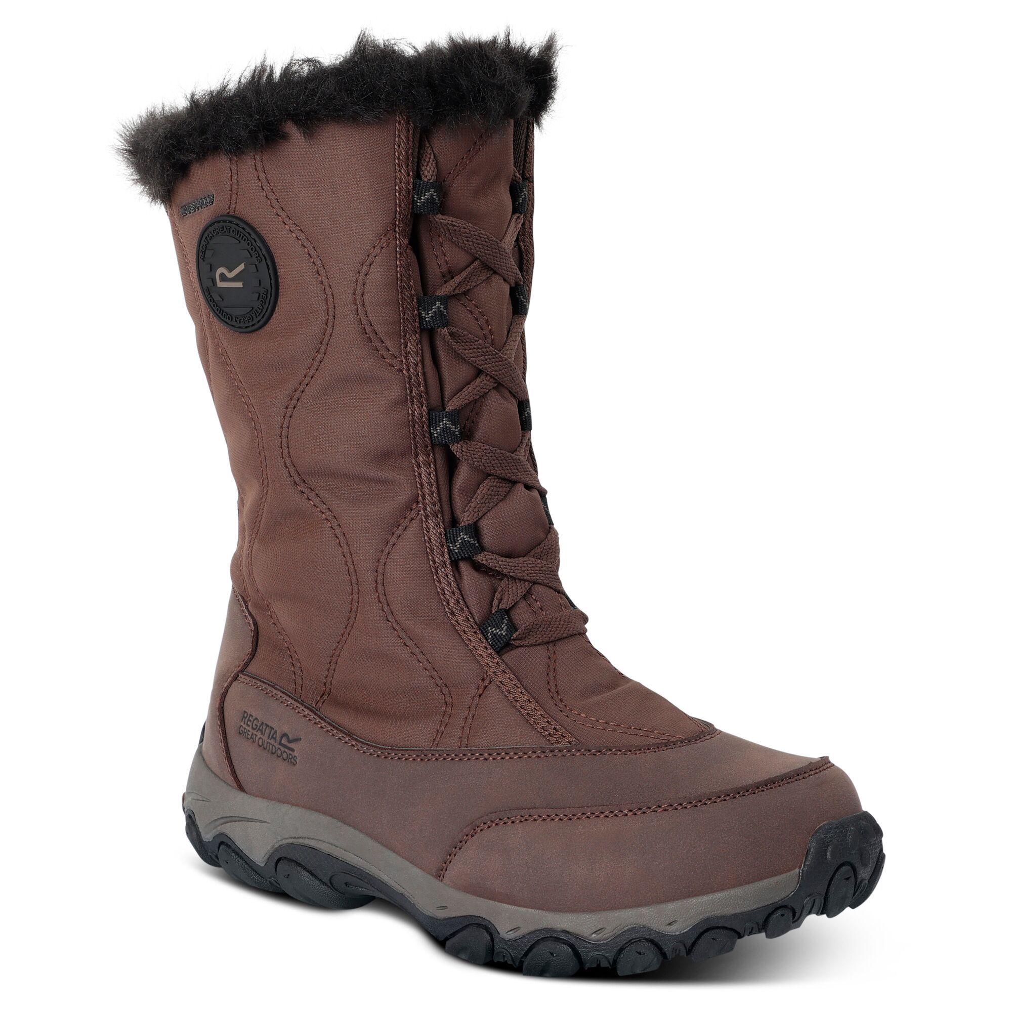 Regatta Kirkwood Waterproof Breathable Walking Boots In Brown