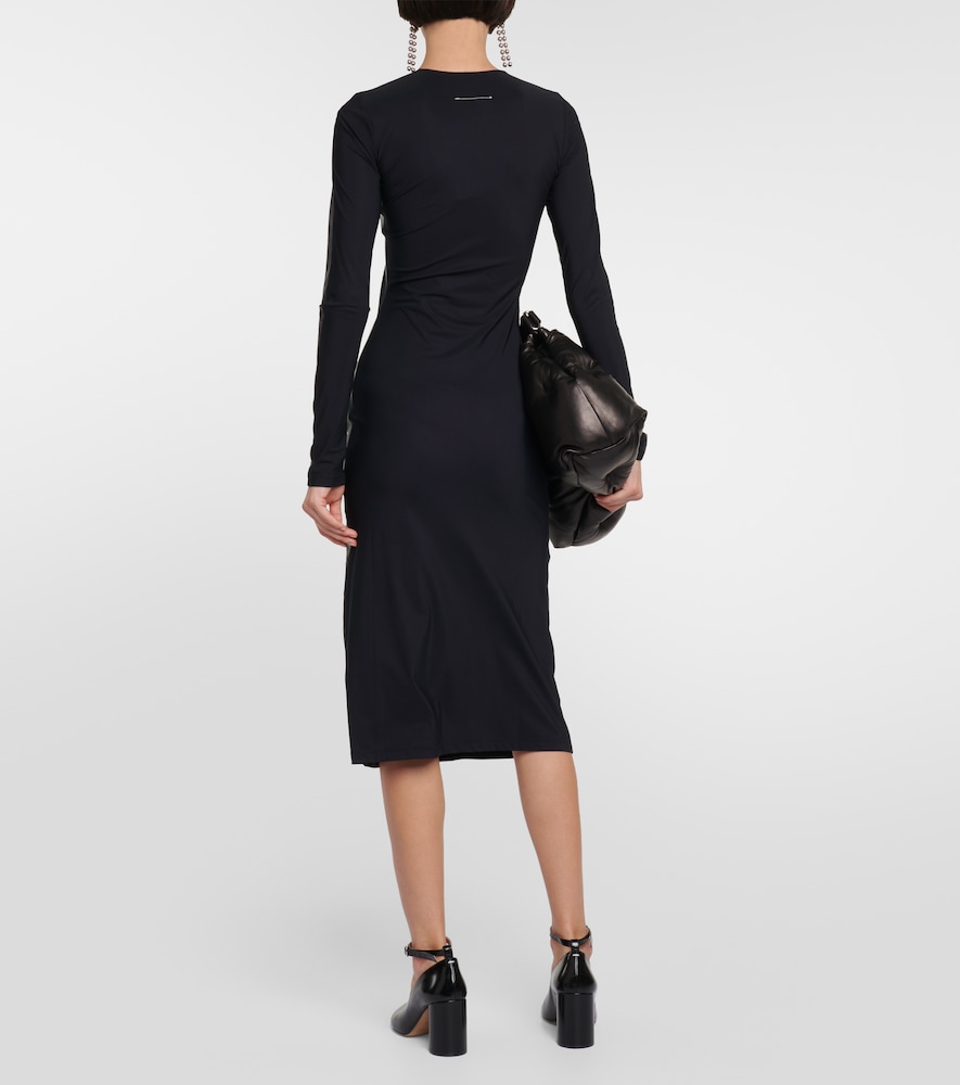Jersey midi dress