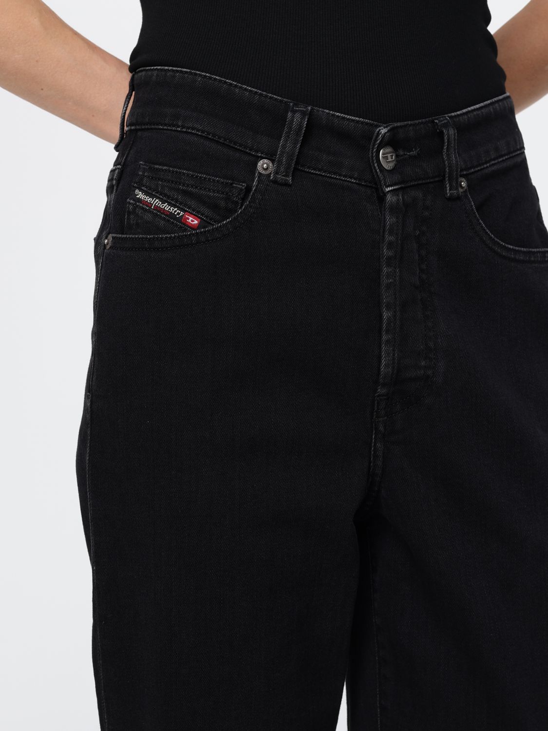 Jeans Woman color Black