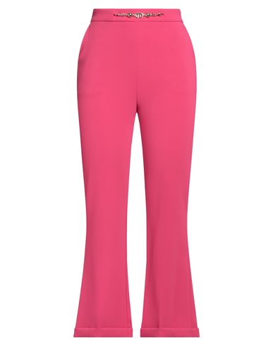 Woman Pants Magenta Size 6 Polyester, Elastane