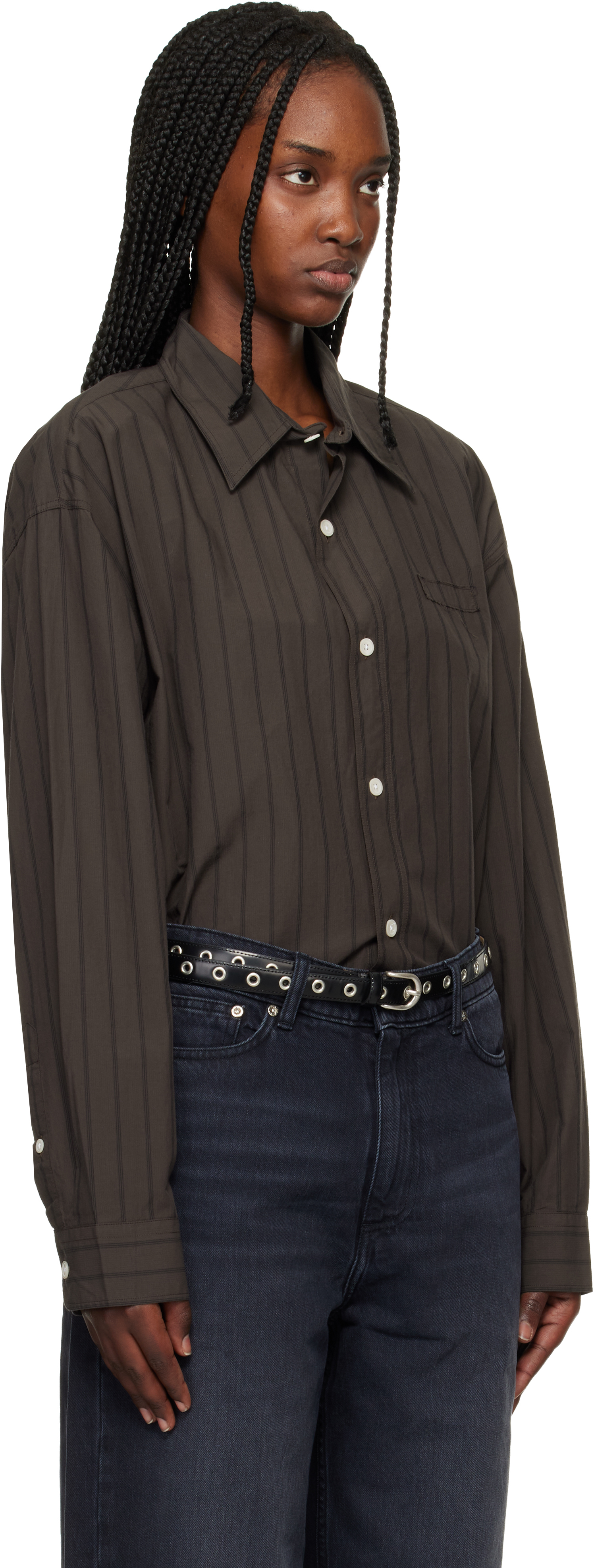 Brown Essay Shirt