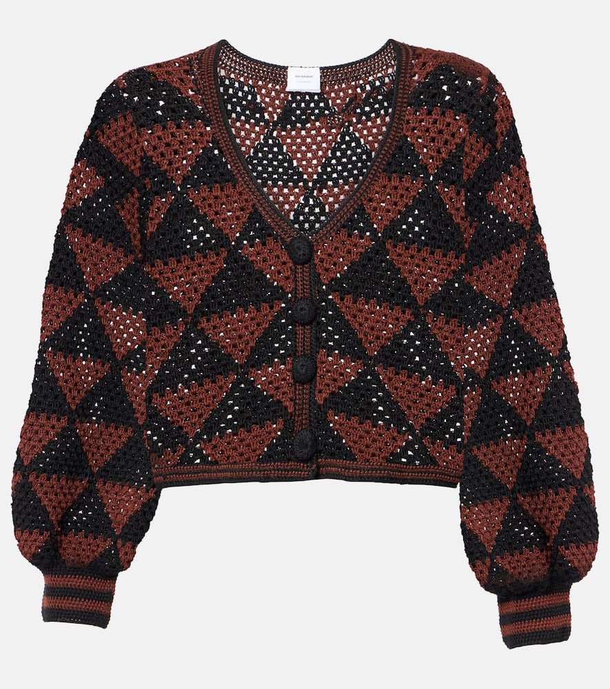 Malia crochet cotton cardigan