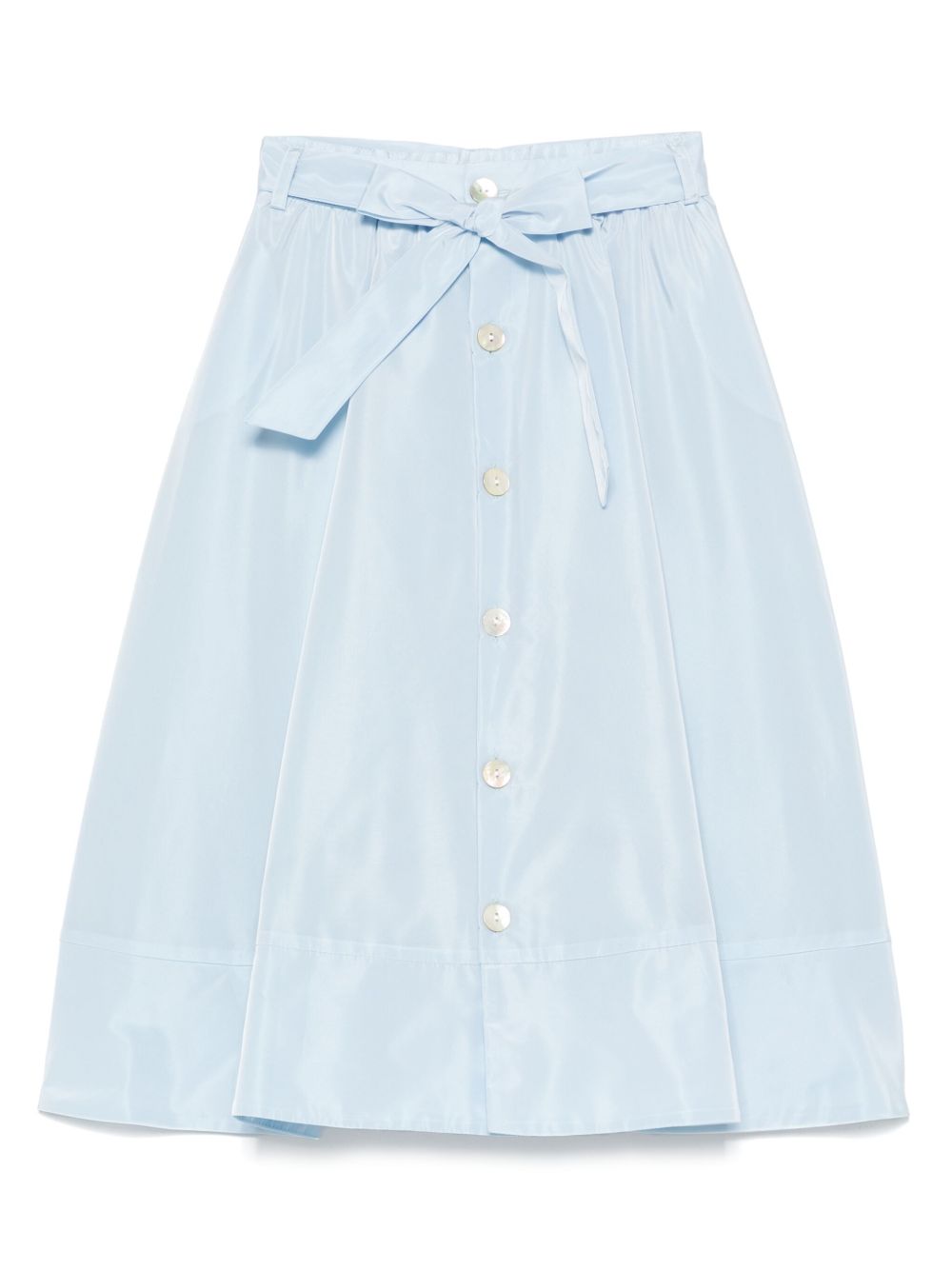 Alapage tafetta midi skirt - Blue