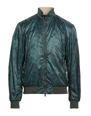Man Jacket Dark green Size 40 Polyester