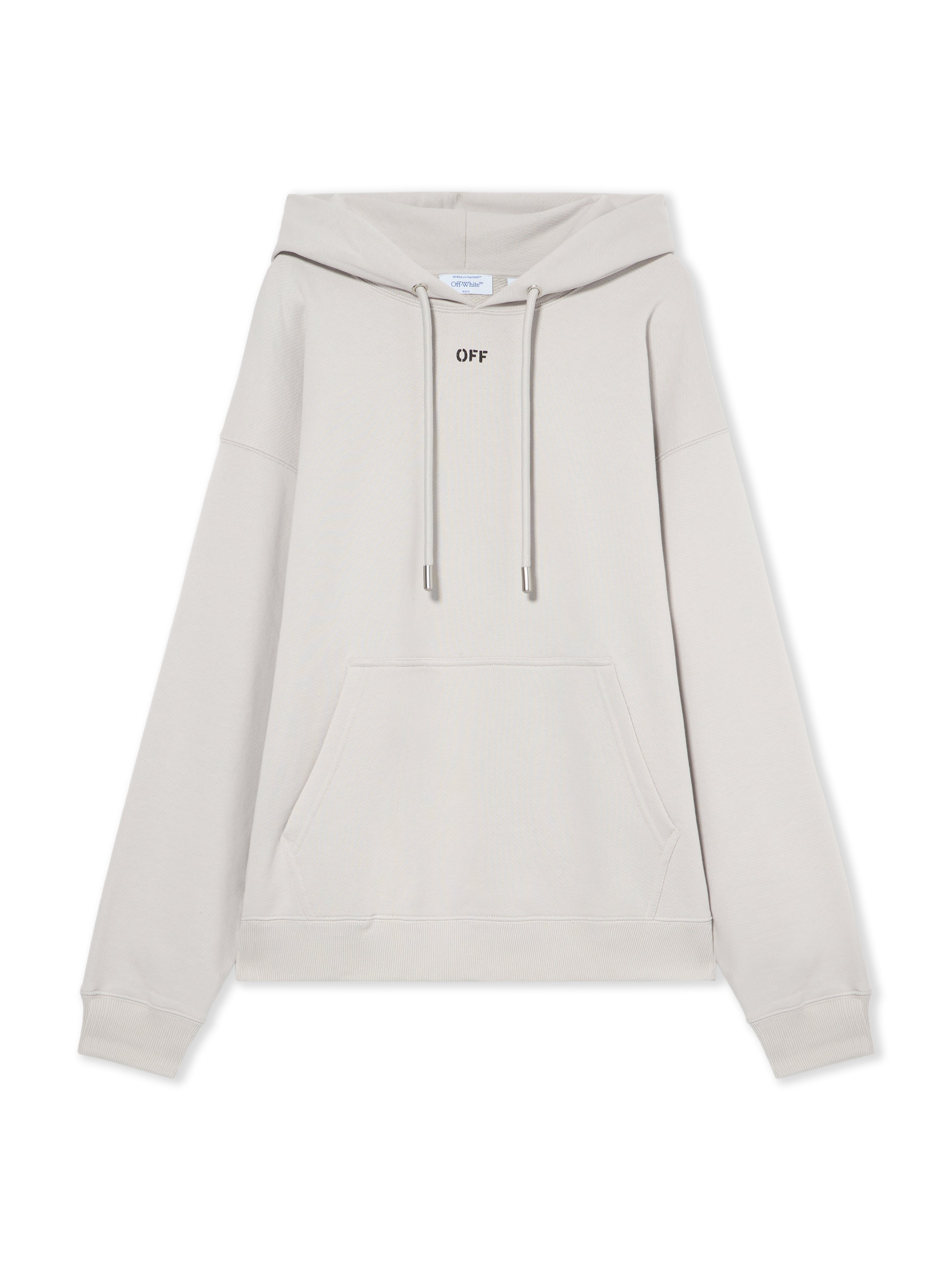 Off Stamp Skate Hoodie - Male Sweatshirts Light Stone