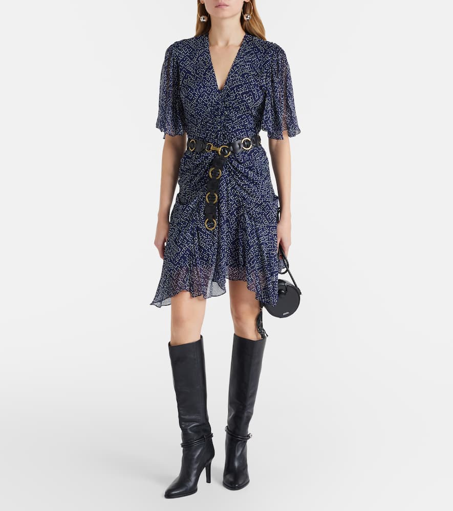 Vivienne printed muslin minidress