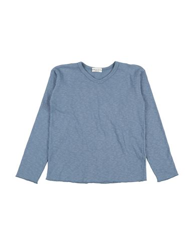 Kid Girl Sweater Slate blue Size 12 Cotton, Elastane
