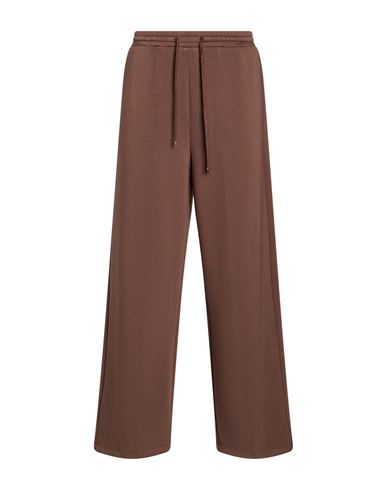 Woman Pants Chocolate brown Size 8 Polyester, Viscose, Elastane