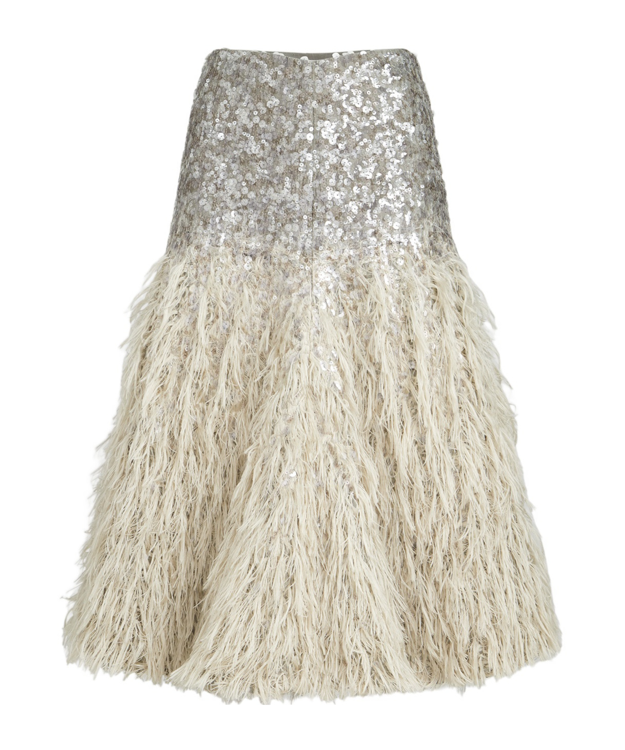 Sequin midi skirt