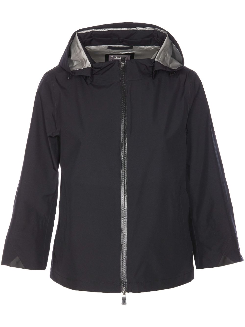 Logo-print jacket - Black