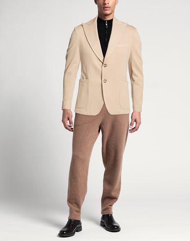 Man Blazer Beige Size 36 Viscose, Nylon, Elastane