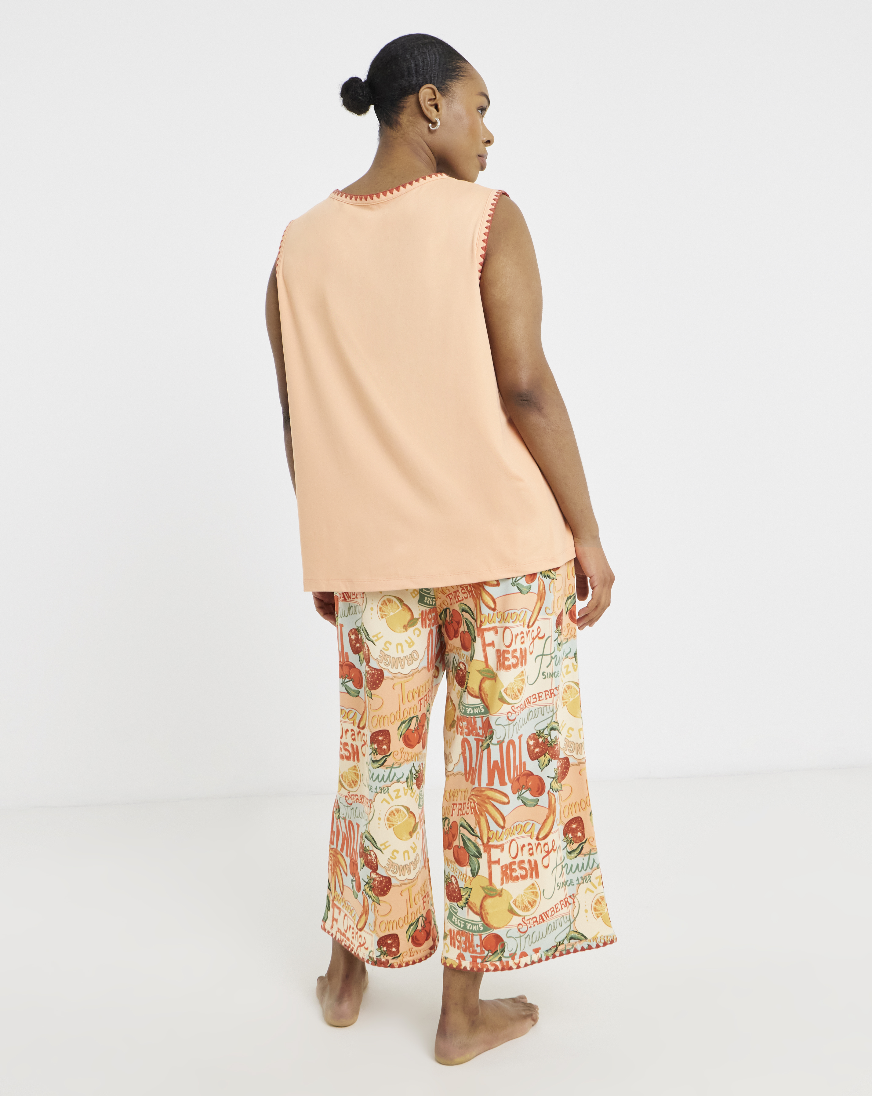 Figleaves Fruit Culotte Pyjama Set