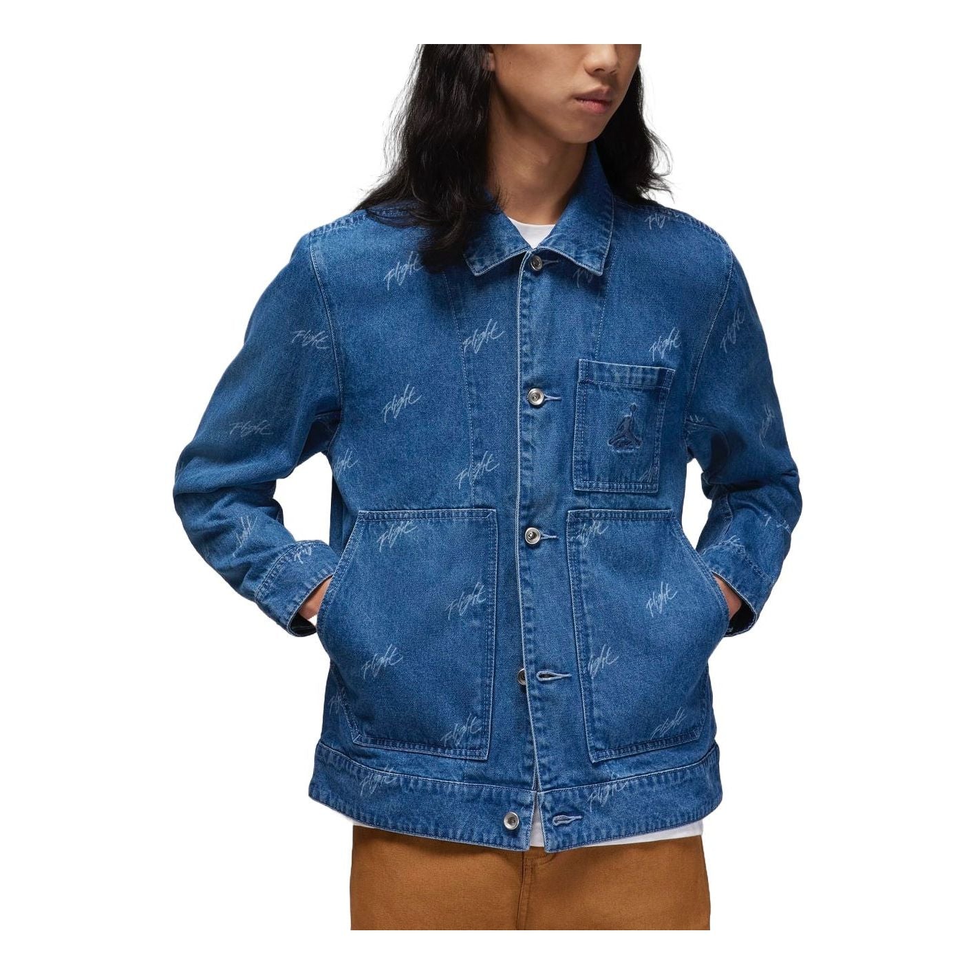 Air Flight Heritage Denim Jacket Asia Sizing 'Stone Blue'