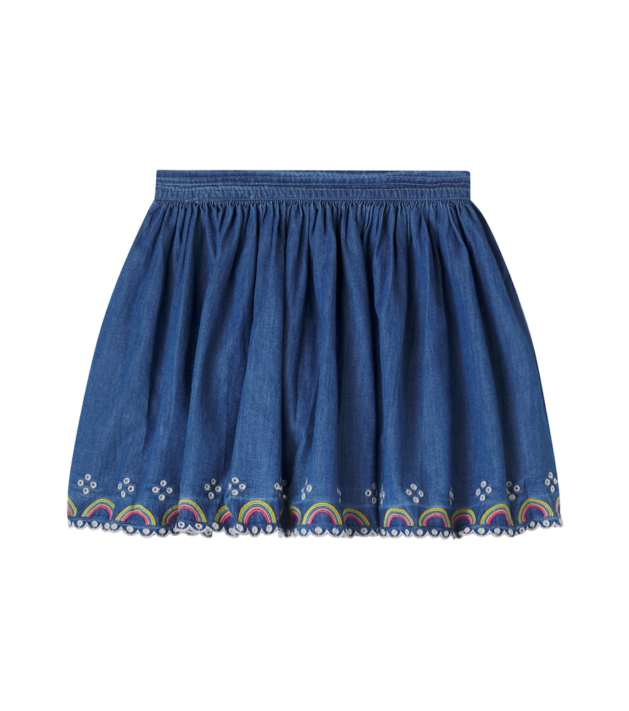 Bernie cotton chambray skirt
