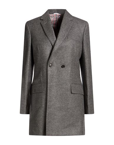 Woman Coat Grey Size 2 Virgin Wool