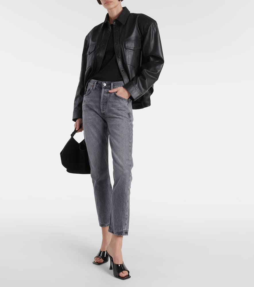 Charlotte high-rise straight jeans