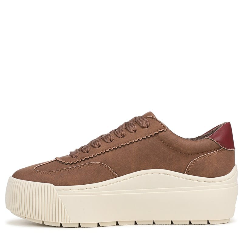 Women's Time Off Most Platform Sneakers (Walnut Brown Faux Leather)