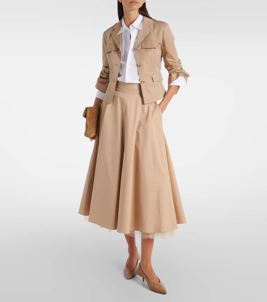 Luxury Layer cotton trench coat