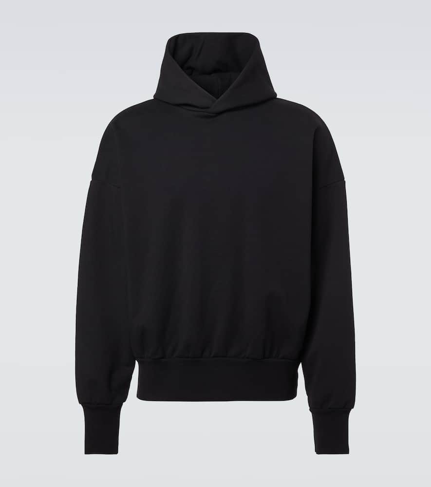 Cotton jersey hoodie