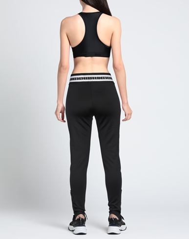 Woman Pants Black Size M Cotton, Nylon, Elastane