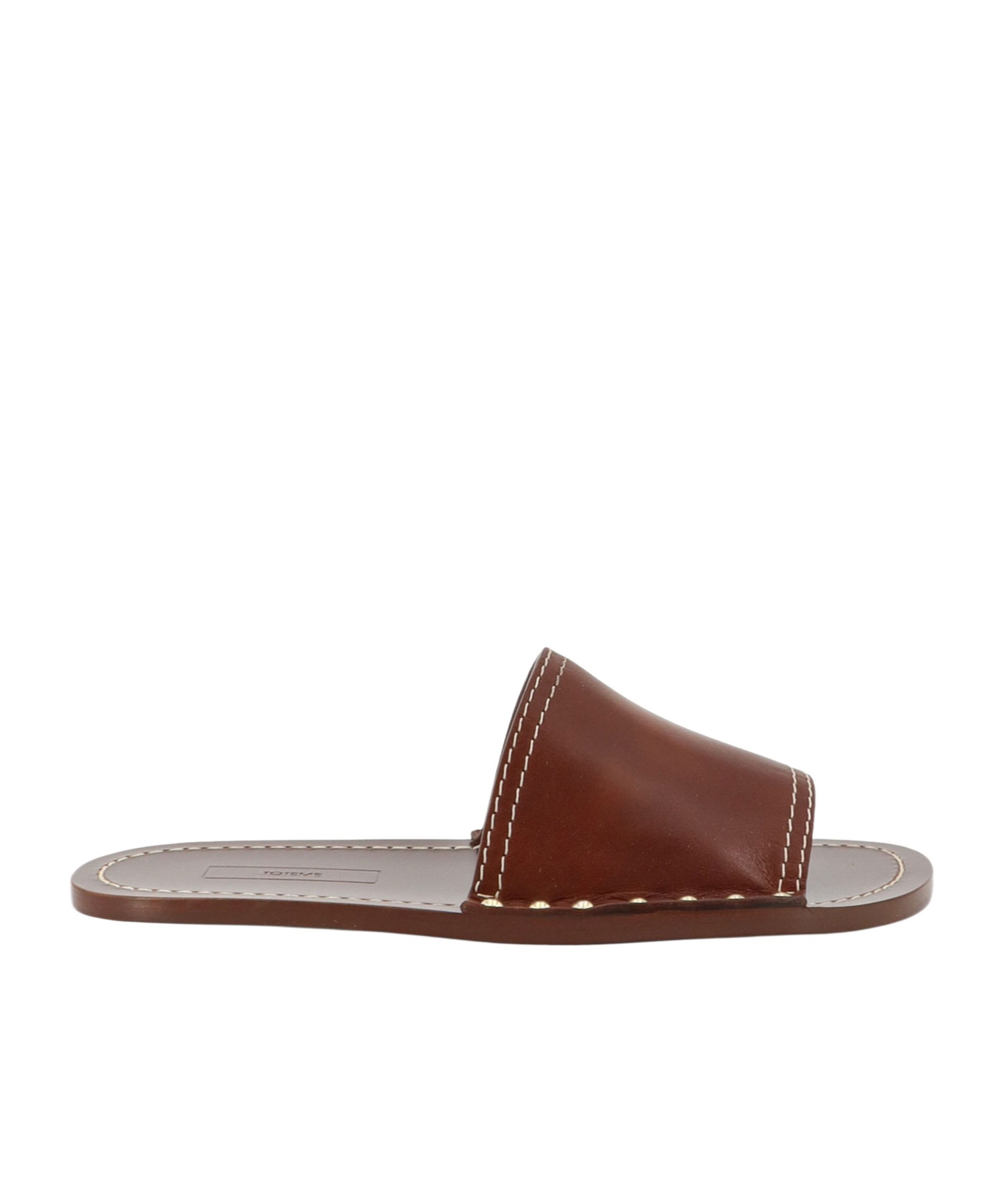 Totême Studded Embellished Open Toe Slides
